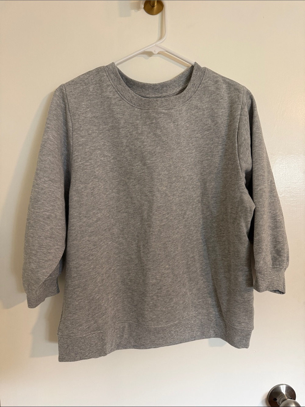 Amazon Essentials womens Gray Crewneck Sweatshirt